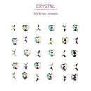 Kiss Gold Finger Crystal Stick-on Jewels - 54 Pcs-soj05(picasso)