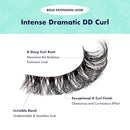 I-envy False Lashes Flick'd D-curl Strip Lashes-ifk08