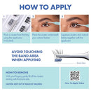 I-envy Press&go Lash Applicator Tool, Nonstick Cluster Eyelash Tweezers-ipa02