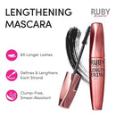 Ruby Kisses Mascara Waterproof Lengthening Mascara- Rmal01(lengthening)