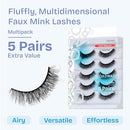 Kiss Broadway False Lashes Multipack-bwym10(soft Glam)
