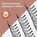 Kiss Vluxe Dd Curl Lash Cluster Eyelash Extensions-vlei13