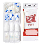 Kiss Impress No Glue Mani 30 Pcs Press On Nails-imm18