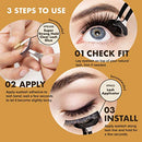 I-envy False Lashes, Mink 3d Lashes Value Pack-kminm06