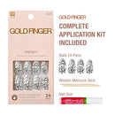 Goldfinger 24 Pcs Press On Nails-gd49