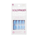 Goldfinger False Nails Kit, Jelly Color, Coffin-gjc
