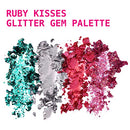 Ruby Kisses Glitter Gem Palette, 4 Shades-ggp04(milky Way)