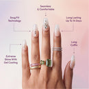 Glitzy 3d Handmade Press On Nail Kit-gfh30(debutante)