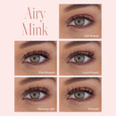 Vluxe Airy Mink False Eyelashes, 100% Real Mink Fake Eye Lash-vam