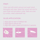 Goldfinger False Nails Kit, Jelly Color, Coffin-gjc