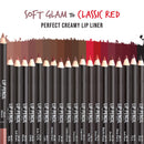 Kiss New York Professional Slim Lip Liner Pencil, Matte-wl