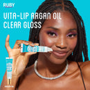 Ruby Kisses Broadway Vita-lip Clear Lip Gloss-bclg05d1(argan)