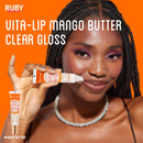Ruby Kisses Broadway Vita-lip Clear Lip Gloss-bclg04d1(mango Butter)