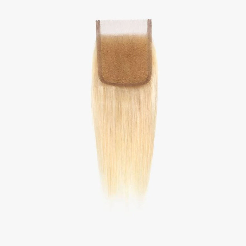 Bare&natural Unprocessed Virgin Human Hair 4x4 Lace Closure - 7a Straight 18"