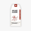 Bare&natural Unprocessed Virgin Human Hair 4x4 Lace Closure - 7a Straight 14"