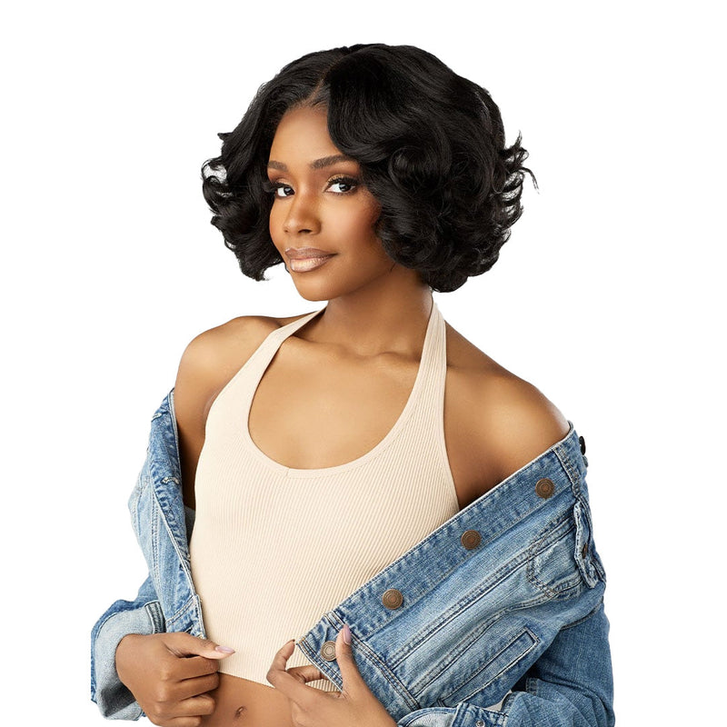 Sensationnel Curls Kinks&co Textured Lace Wig - Y-part Kinky Roller Set 10