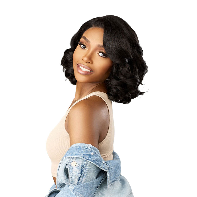Sensationnel Curls Kinks&co Textured Lace Wig - Y-part Kinky Barrel Curl 12