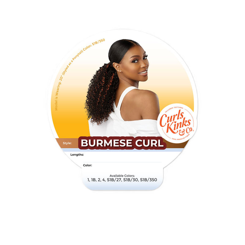 Sensationnel Curls Kinks & Co Synthetic Bundles Weave - Burmese Curl 20
