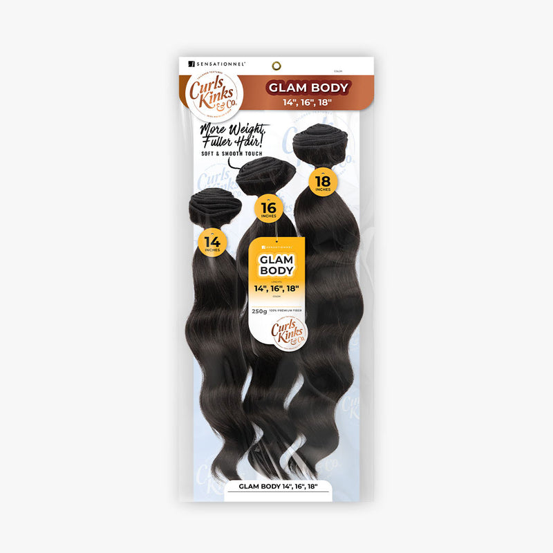 Sensationnel Curls Kinks & Co Premium Synthetic Multi Weave - Glam Body 14"16"18"
