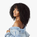 Sensationnel Curls Kinks & Co Textured Clip In Human Hair Blend Hair Extension 9pcs - Over Achiever 10 Inch