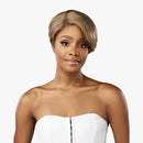 Sensationnel Synthetic Dashly Salt & Pepper Hd Lace Front Wig - Sp Lace Unit 7