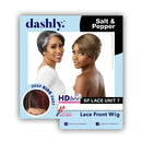 Sensationnel Synthetic Dashly Salt & Pepper Hd Lace Front Wig - Sp Lace Unit 7