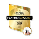 Sensationnel Empire Human Hair Feather Crochet Boho Braids - Deep 12"