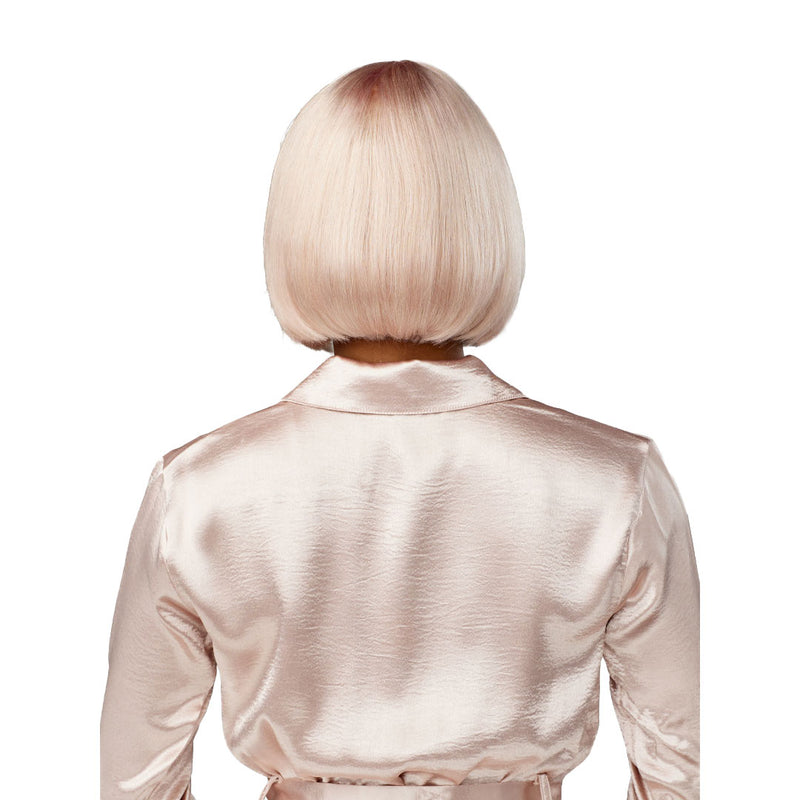 Sensationnel Empire Bob Collection With Bangs 100% Human Hair Wig - Straight Cut 10"
