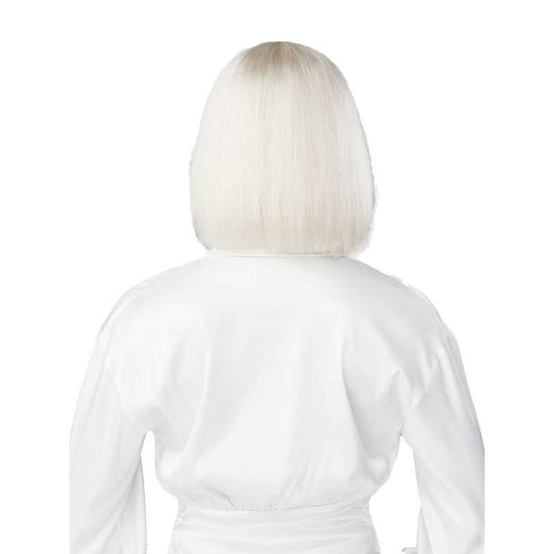 Sensationnel Empire Bob Collection With Bangs 100% Human Hair Wig - Straight Cut 12"