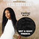 Sensationnel Human Hair Weave Empire Wet & Wavy French Bulk 18"
