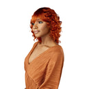 Sensationnel Empire Bob Collection With Bangs 100% Human Hair Wig - Wavy Cut 12"