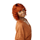 Sensationnel Empire Bob Collection With Bangs 100% Human Hair Wig - Wavy Cut 12"