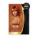 Sensationnel Empire Bob Collection With Bangs 100% Human Hair Wig - Wavy Cut 12"