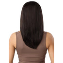 Outre Everroot 100% Unprocessed Human Hair Half Wig- Yaki Straight 18