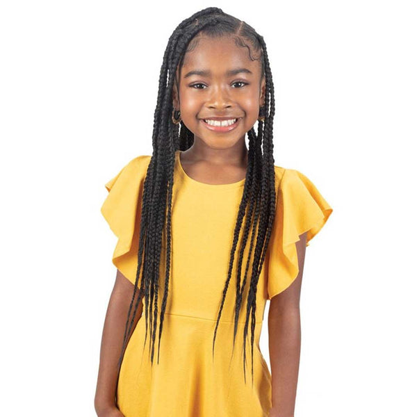 Shake N Go Freetress Synthetic 3x Kids Pre-stretched Braids 28"