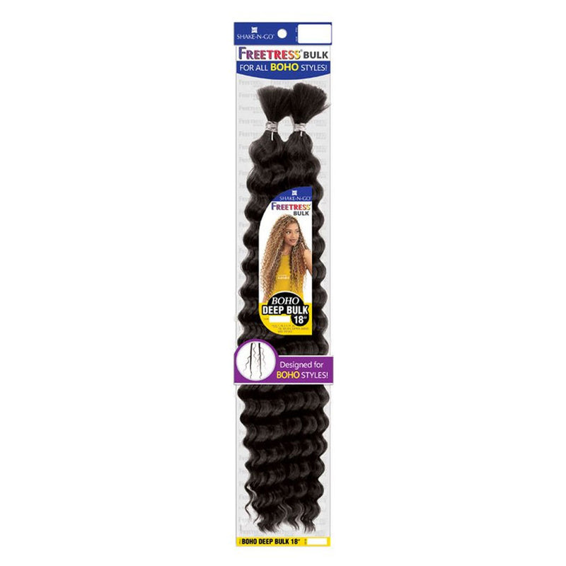 Shake N Go Freetress Synthetic Braid - Boho Deep Bulk 22"