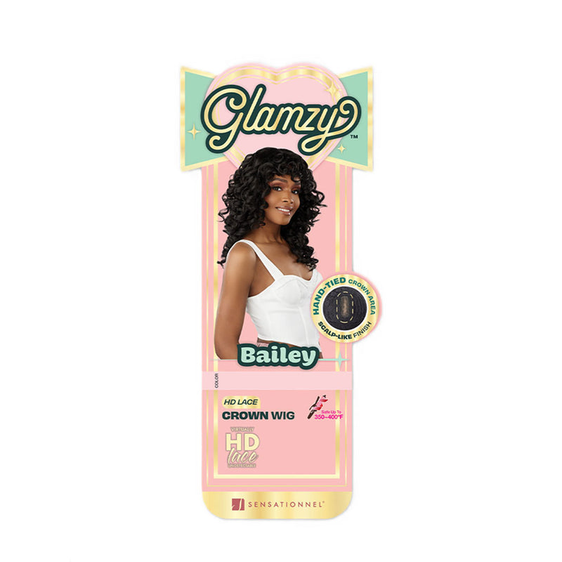 Sensationnel Glamzy Synthetic Hair Gluless Hd Lace Crown Wig - Bailey
