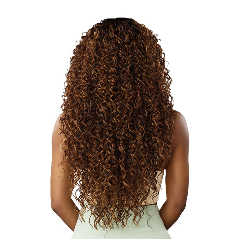 Sensationnel Glamzy Synthetic Hair Glueless Hd Lace Crown Wig - Zinnia