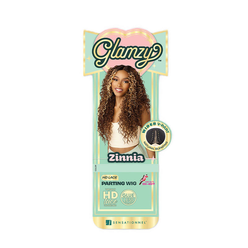 Sensationnel Glamzy Synthetic Hair Glueless Hd Lace Crown Wig - Zinnia
