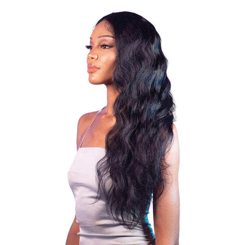 Shake N Go Virgin Remy Hair Weave Glossy 3 Bundles Body Wave 16"18"20"