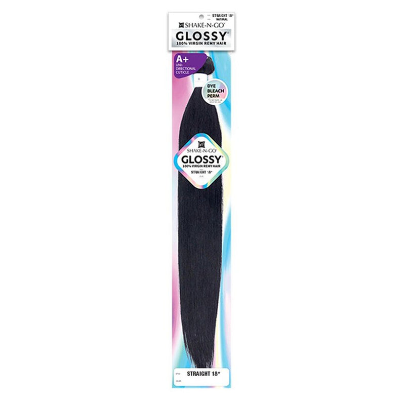 Shake N Go Virgin Remy Hair Weave Glossy Straight 14"