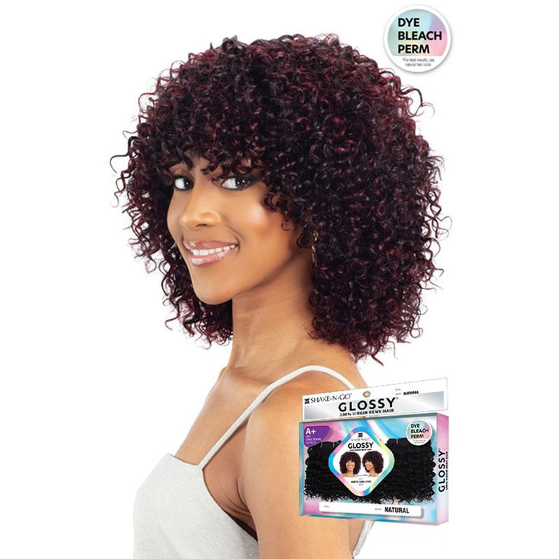 Shake N Go Virgin Remy Hair Weave Glossy - Water Curl 3pcs