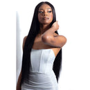 Shake N Go Virgin Remy Hair Weave Glossy Yaky Straight 8"
