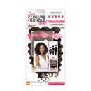 Sensationnel B&n 4x4 Lace Closure Bundle Deal Deep 18"