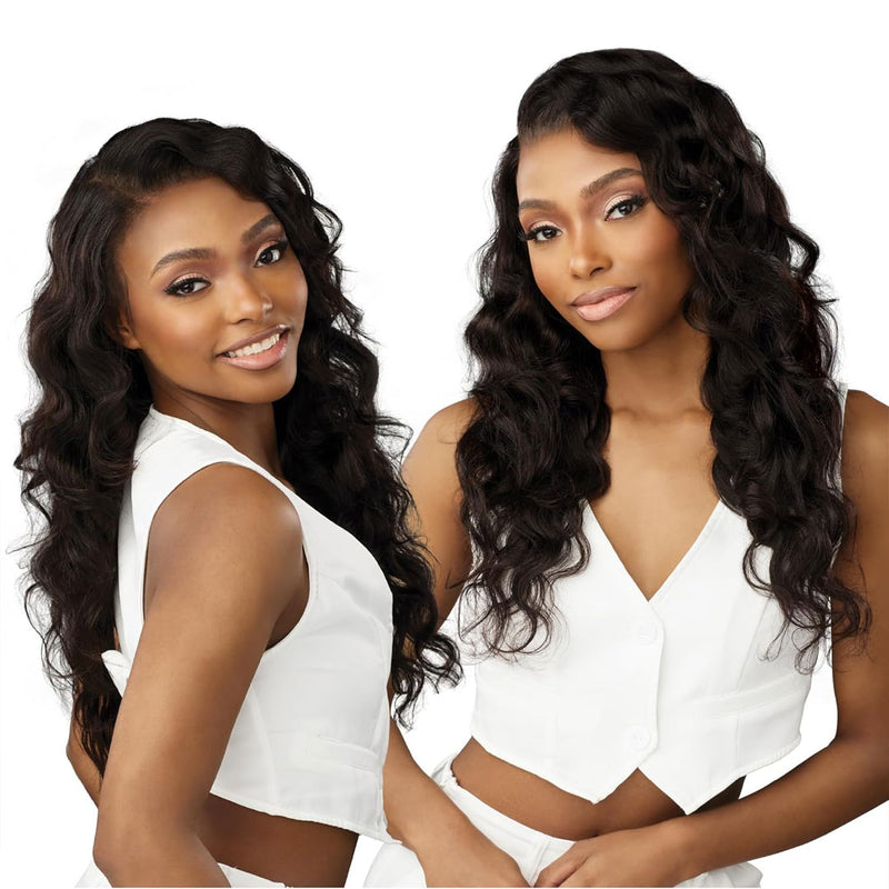 Sensationnel 100% Virgin Human Hair 13a Hd Lace Frontal Wig - Body Wave 20"