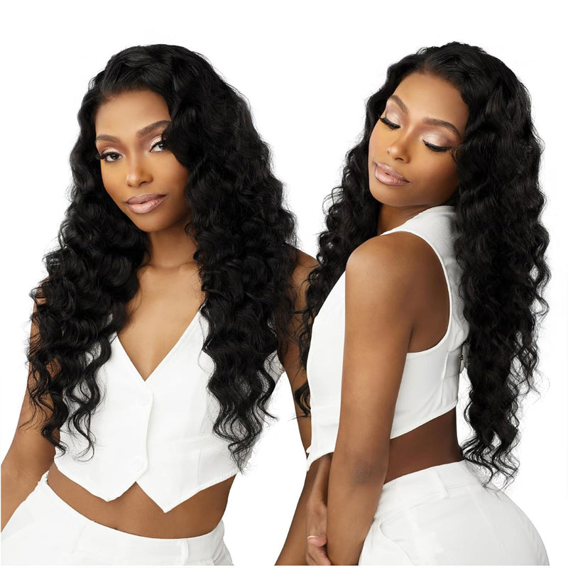 Sensationnel 100% Virgin Human Hair 13a Hd Lace Frontal Wig - Loose Wave 20"
