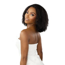 Sensationnel Human Hair Hd Lace Glueless Half Wig- 13a Kinky Burmese Curl 14