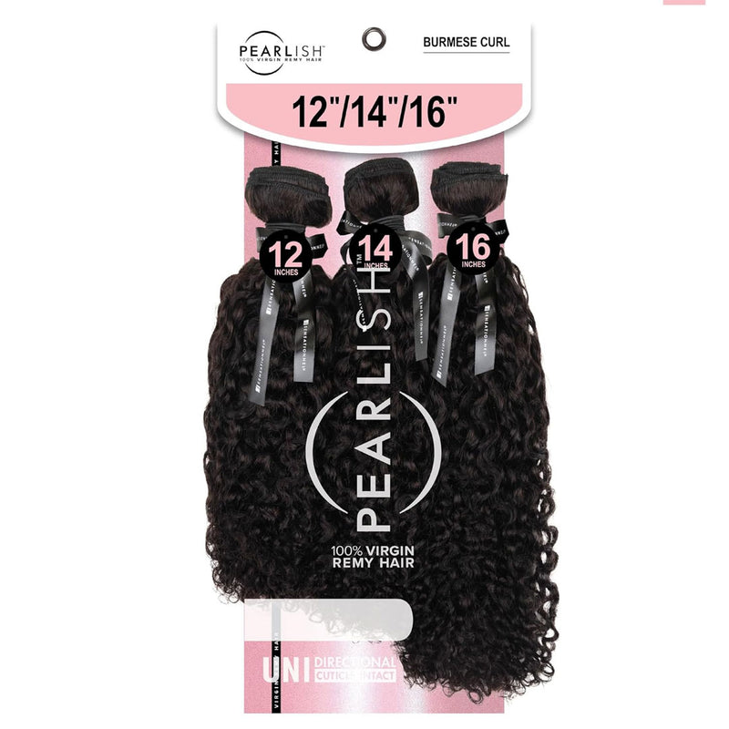 Sensationnel Pearlish Virgin Remy Human Hair Multi Pack - Burmese Curl 18"20"22"