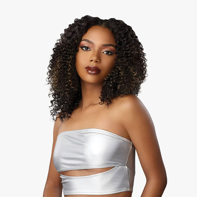 Sensationnel Human Hair Rebold Weave - Rebold Burnmese Curl 14
