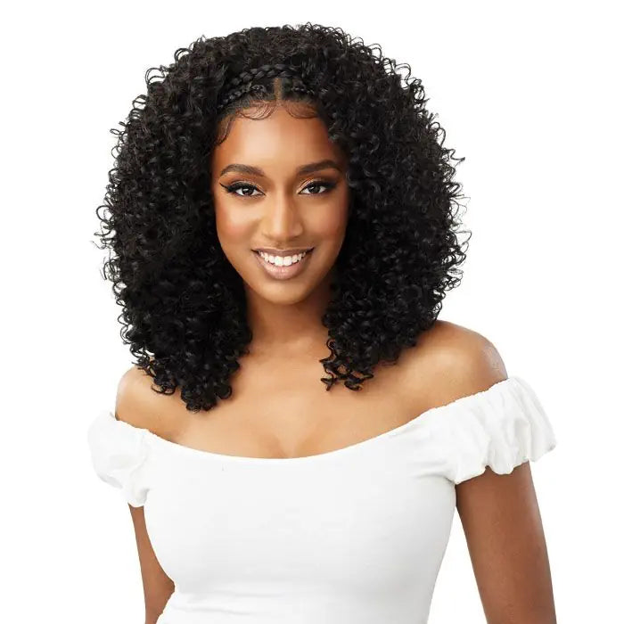 Outre Synthetic 13x2 Lace Frontal Wig - Halo Stitch Braid 18"